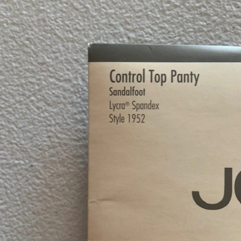 2PK Jockey For Her Control Top Pantyhose Medium Taupe New‎ Old Stock Made in USA